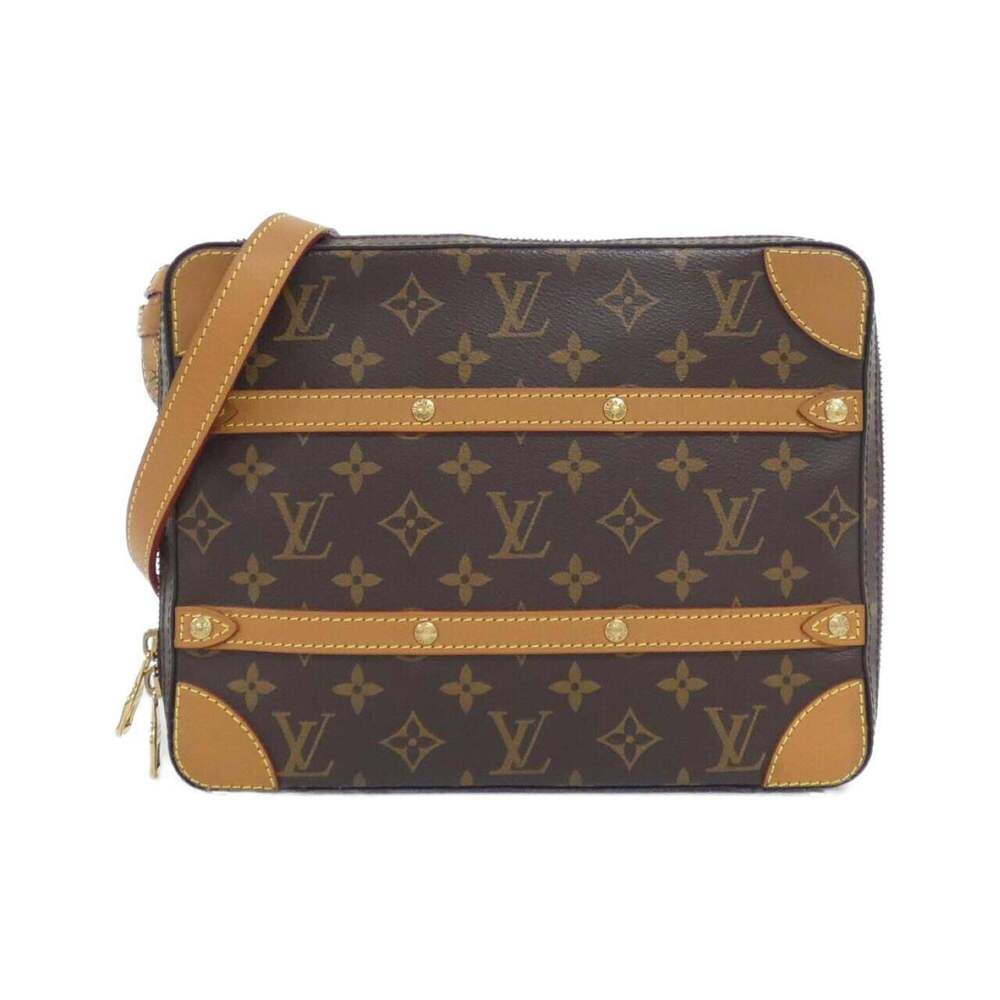 LOUIS VUITTON Authentic Brown Monogram Messenger PM Shoulder Bag